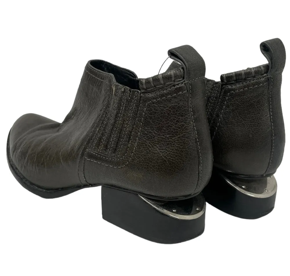 Alexander Wang/Ankle Boots/EU 38/Leather/GRY/