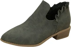 Ankle Boots for Women Boots for Women Fashion Pointed Toe Low Heel Riding Boots Comfy Slip On Walking Short Booties