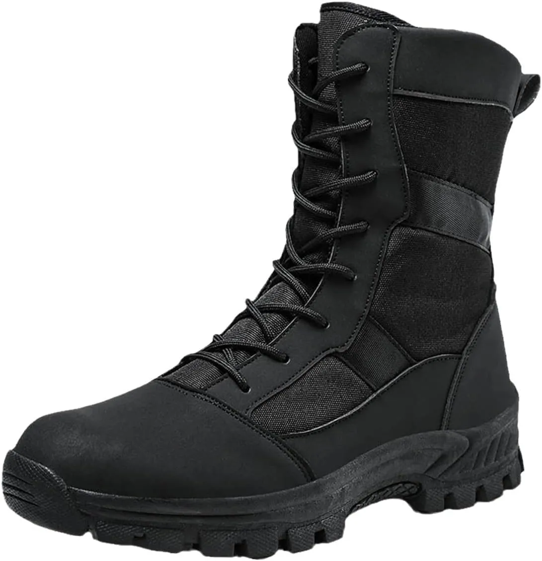 Autumn and Winter Military Boots Outdoor Men's Hiking Boots Desert Tactical Combat Ankle Boots Work Boots