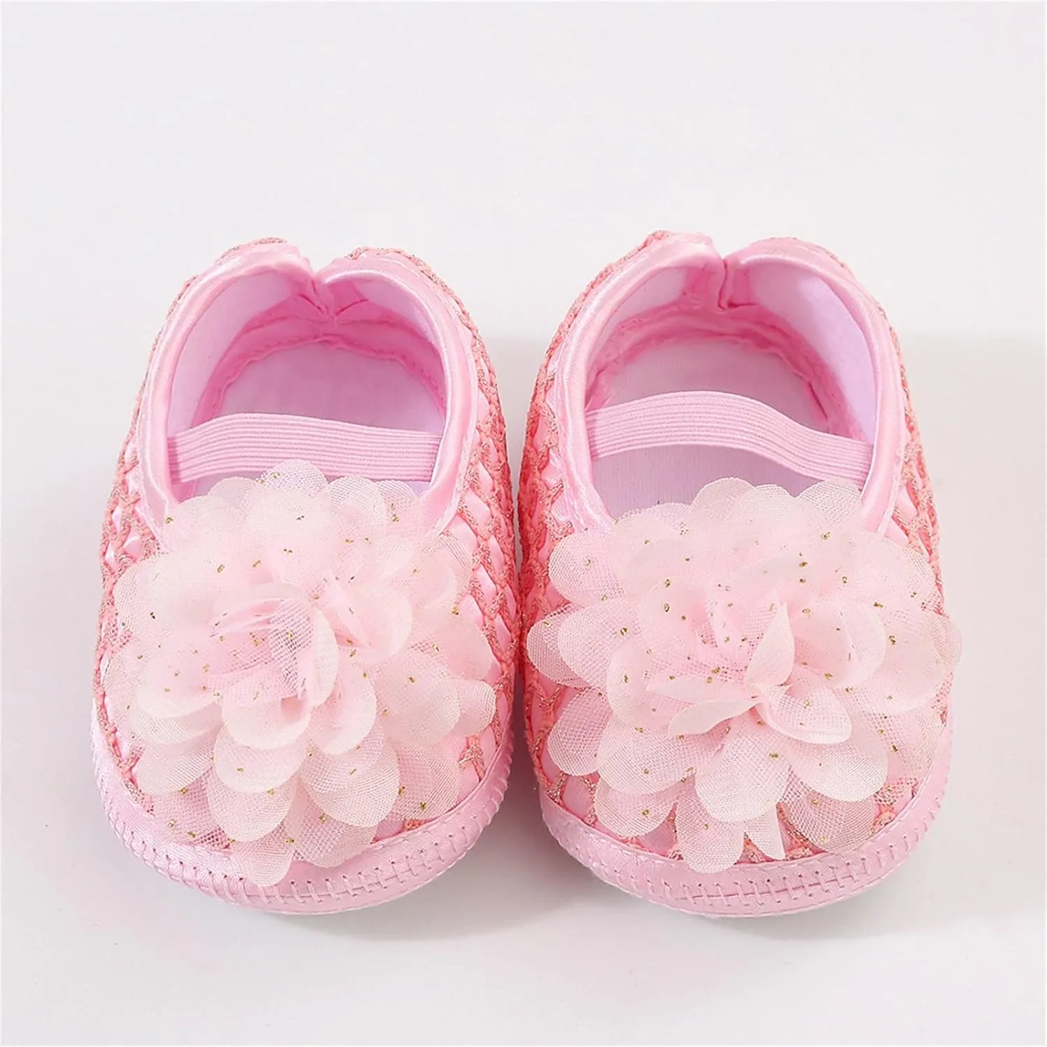 Baby Shoes Fashion Soft Sole Infant Dress Flower Princess Shoes Infant Shoes Baby Shoes 3-6 Months Girls