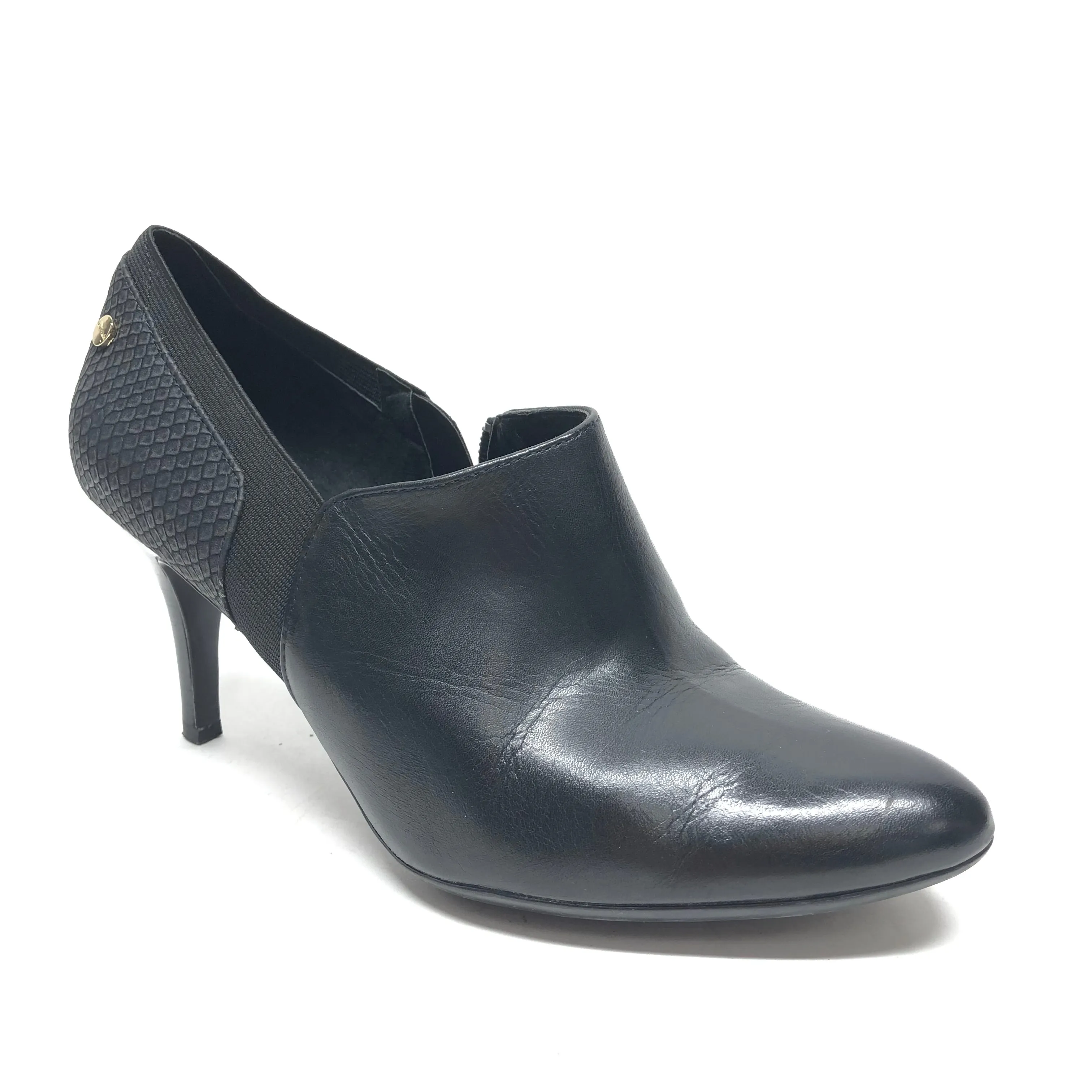 Black Shoes Heels Kitten Calvin Klein, Size 8