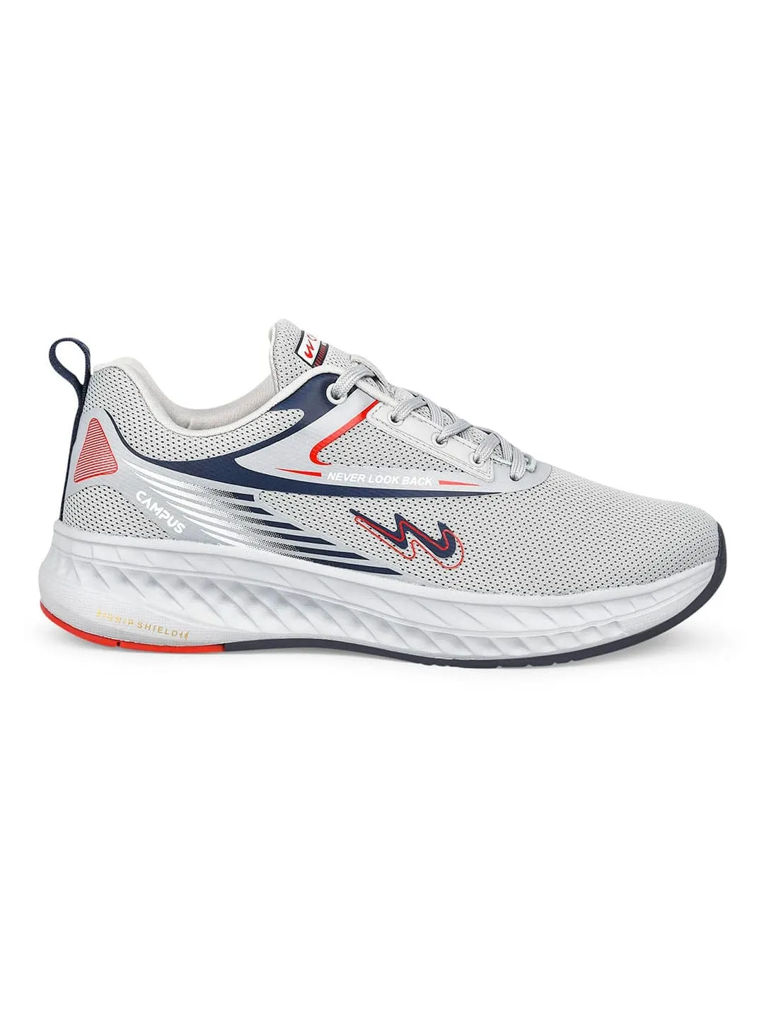 CAMP-DELIGHT Grey Men's Running Shoes