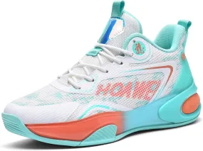 CJSPORX Men Basketball Shoes Non Slip Breathable Outdoor Fashion Sneakers