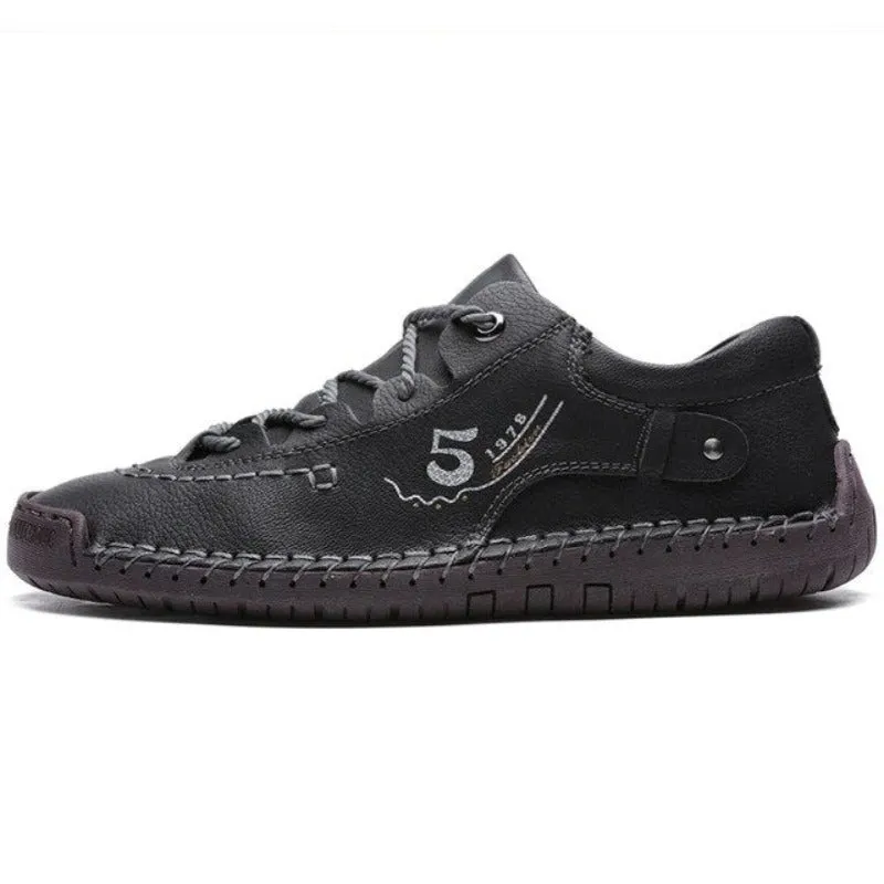 Cuzcare Leather Orthopedic Shoes Men Leather Winter Boots