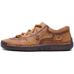 Cuzcare Leather Orthopedic Shoes Men Leather Winter Boots
