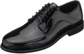 DALGALA Men's Black Patent Leather Big Size Handmade Formal Dress Shoes