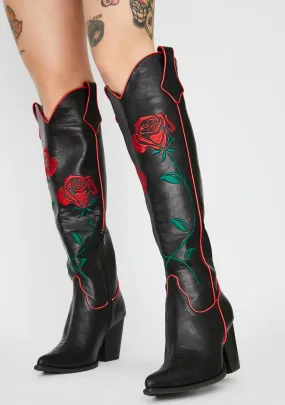 Desert Rose Cowboy Boots