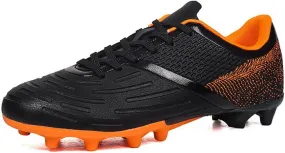 DHOVOR Big Boys Soccer Cleats Football Shoes for Kids Football Cleats Professional Athletic Training Soccer Shoes