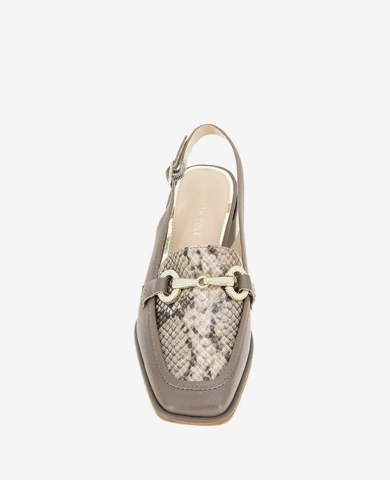 Elina Leather Slingback Loafer