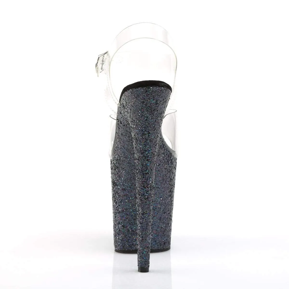 Flamingo 808LG Black Multi Glitter