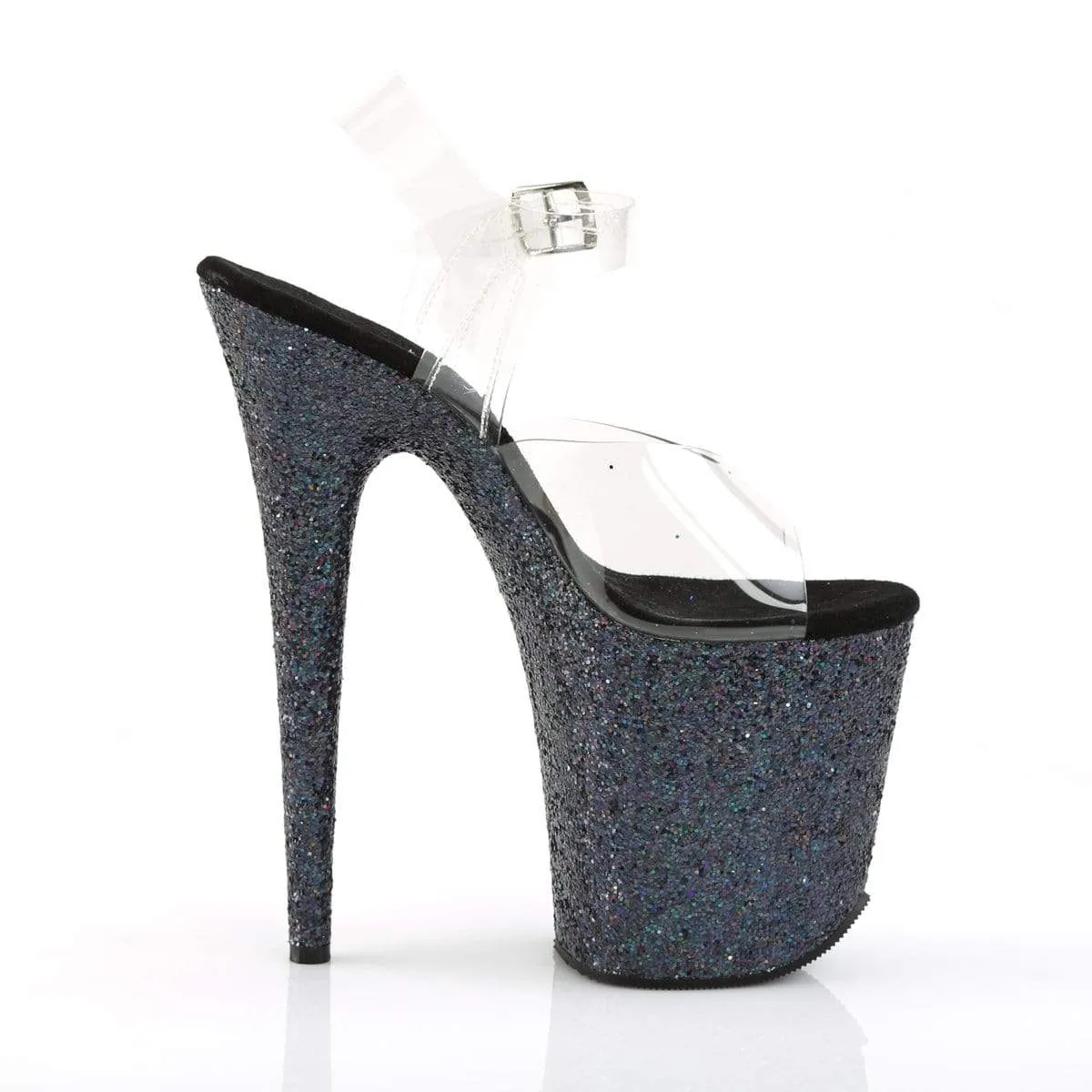 Flamingo 808LG Black Multi Glitter