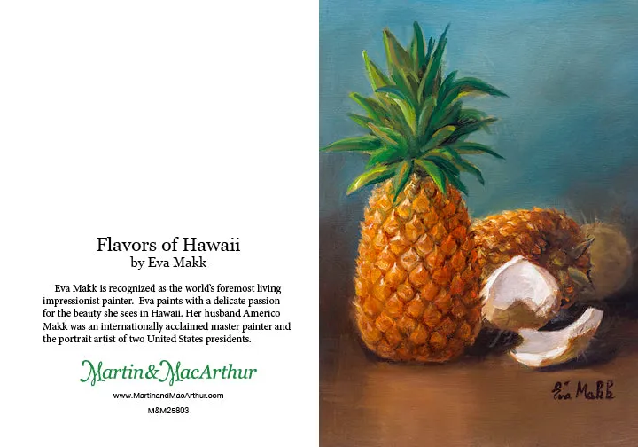 Greeting Card "Flavors of Hawaii" by Eva Makk