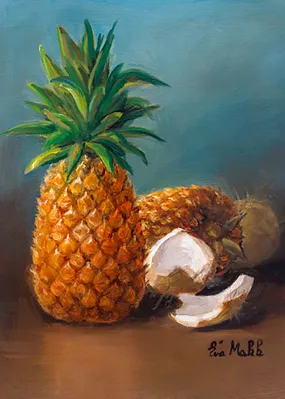 Greeting Card "Flavors of Hawaii" by Eva Makk