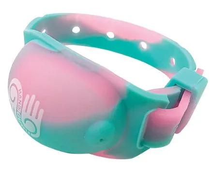 HandiGuru On-The-Go Refillable Wristband Kit (Sanitizer, Sunscreen, Bug Repellent) HG