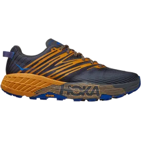 HOKA ONE ONE MEN'S SPEEDGOAT 4 castlerock/ golden yellow