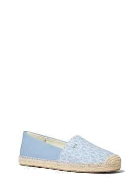 Kendrick Logo and Leather Slip-On Espadrille