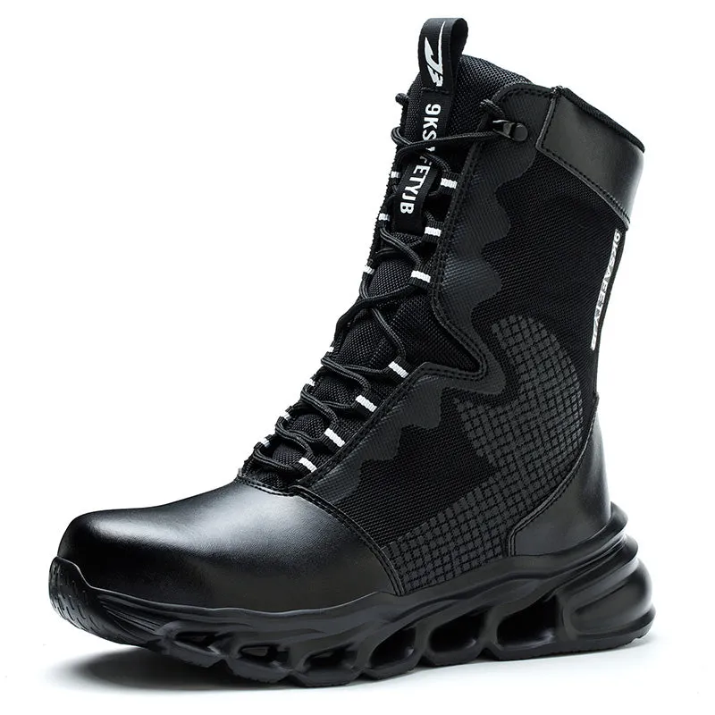 Leather High Ankle Waterproof Safety Boots(JB-922)