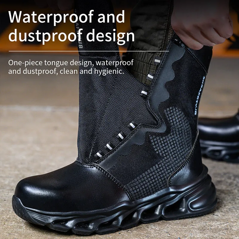 Leather High Ankle Waterproof Safety Boots(JB-922)