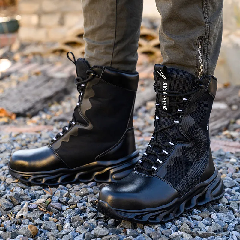 Leather High Ankle Waterproof Safety Boots(JB-922)