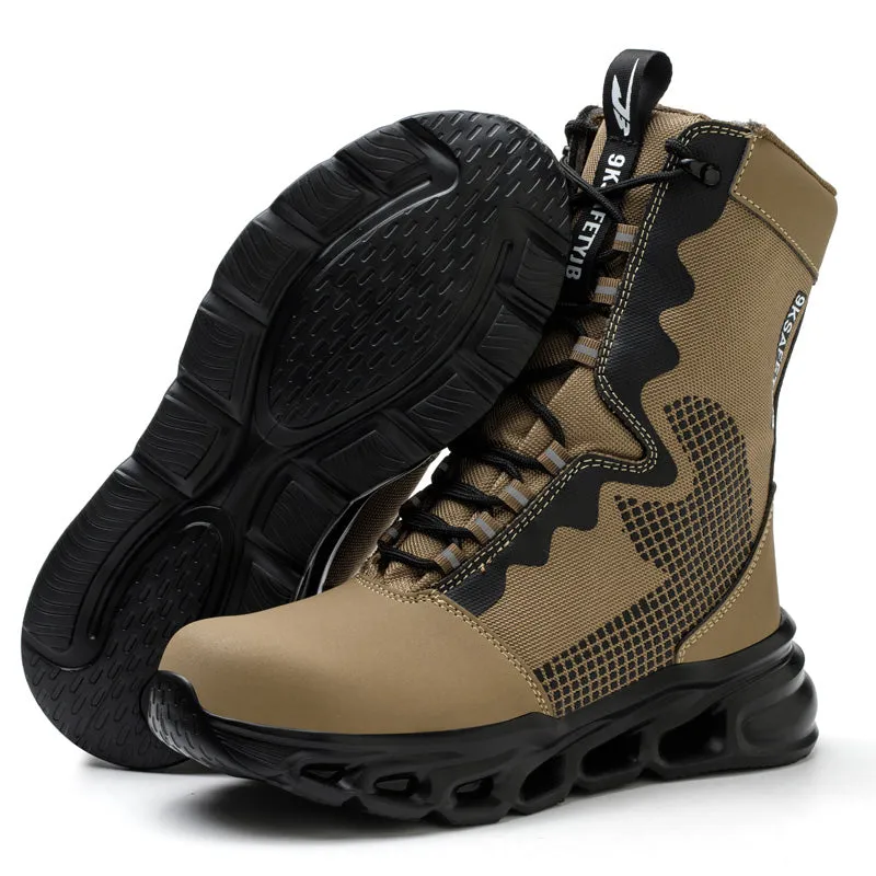 Leather High Ankle Waterproof Safety Boots(JB-922)