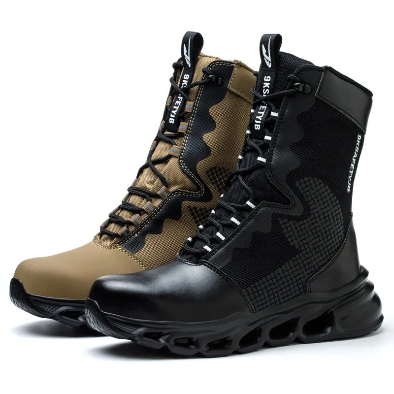 Leather High Ankle Waterproof Safety Boots(JB-922)