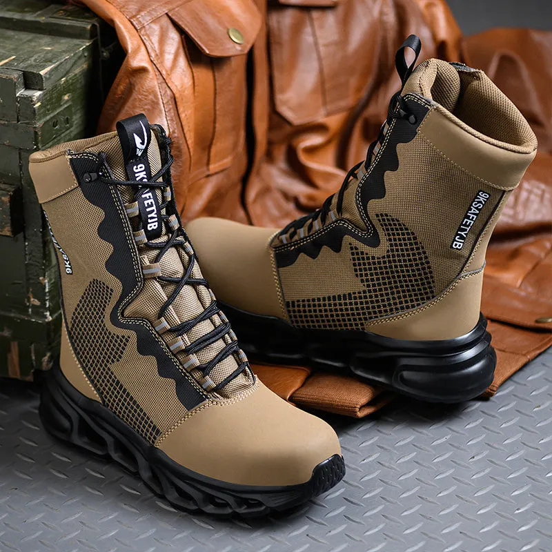 Leather High Ankle Waterproof Safety Boots(JB-922)