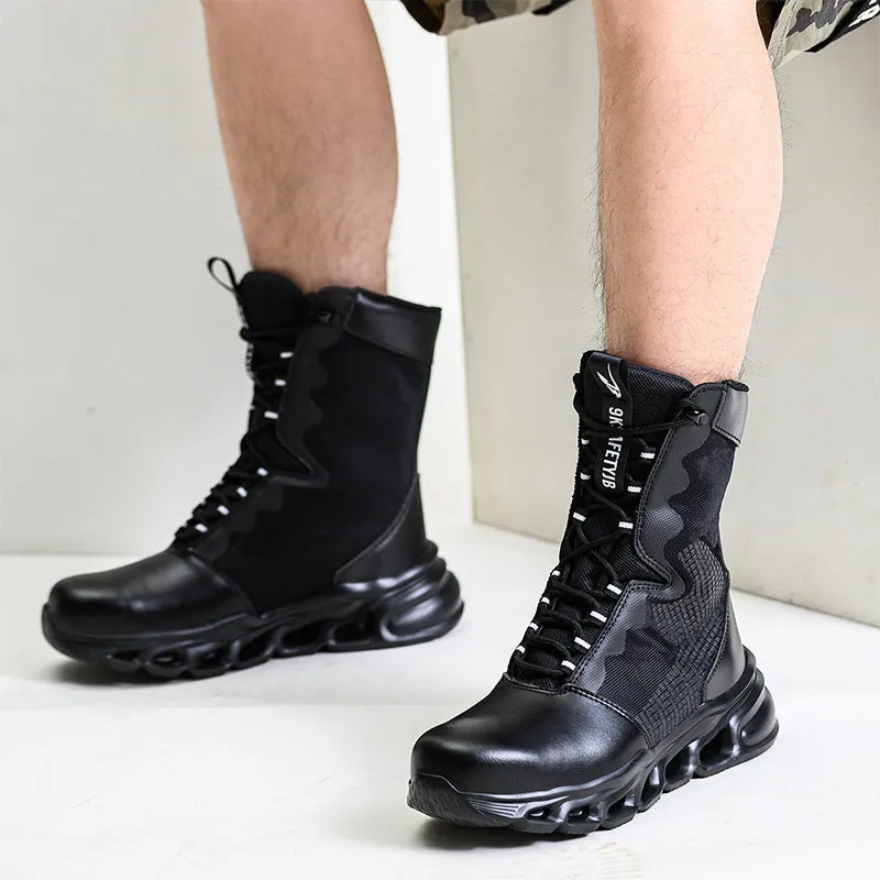 Leather High Ankle Waterproof Safety Boots(JB-922)