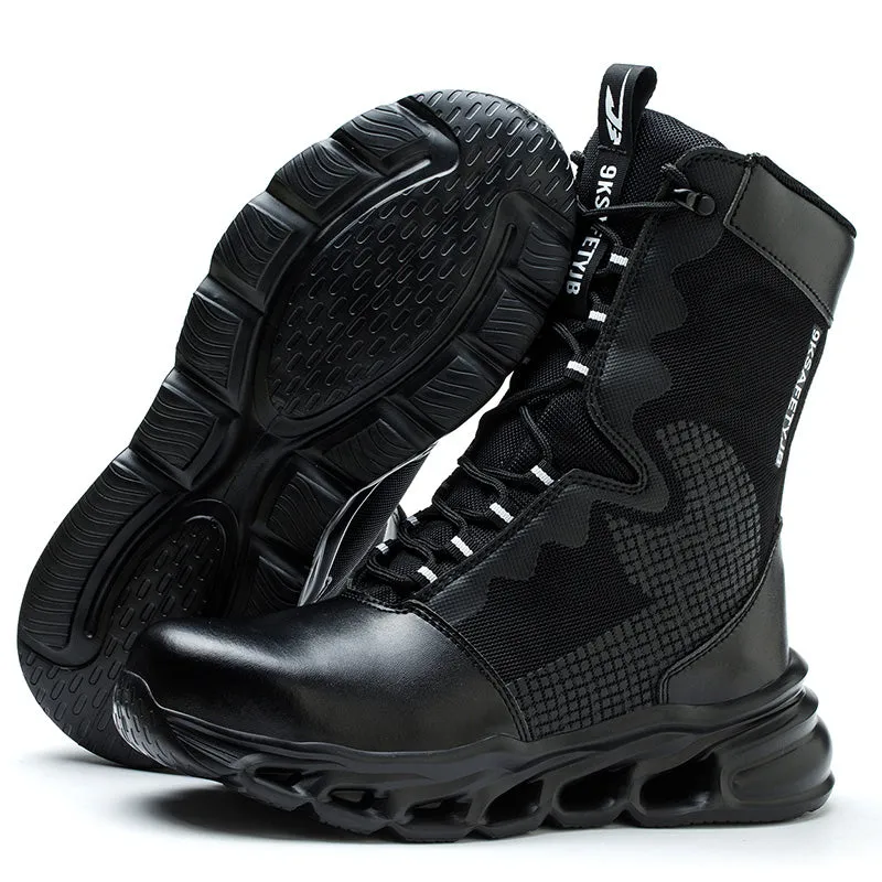 Leather High Ankle Waterproof Safety Boots(JB-922)