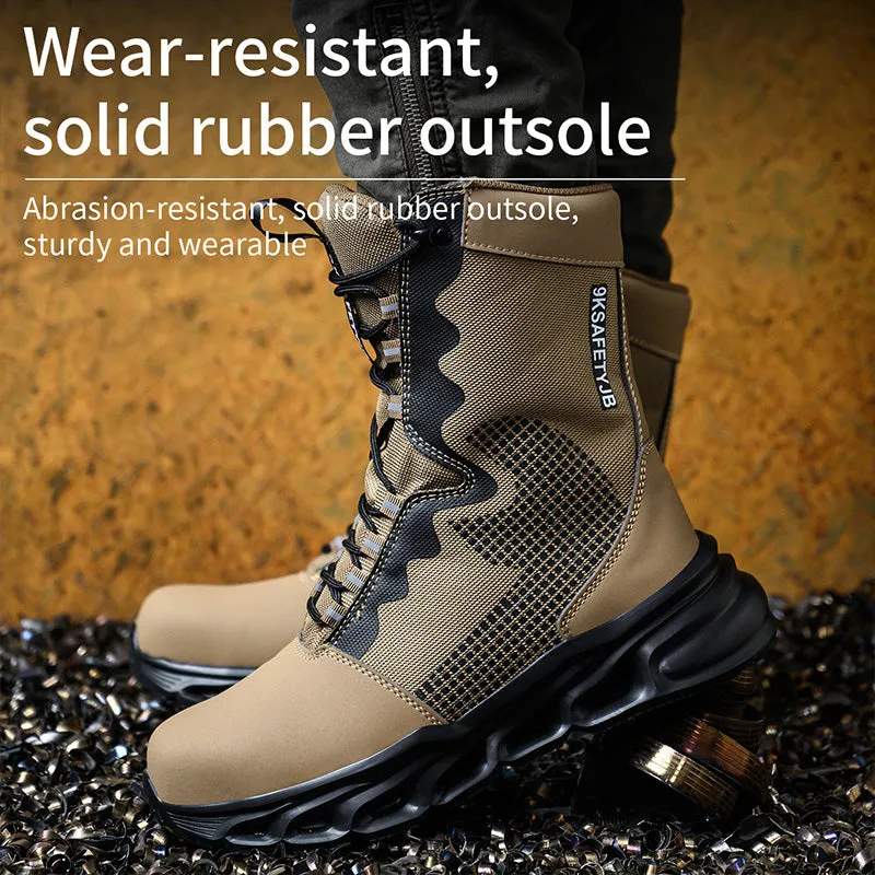 Leather High Ankle Waterproof Safety Boots(JB-922)
