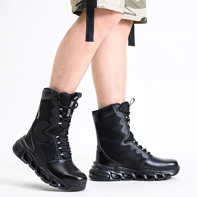 Leather High Ankle Waterproof Safety Boots(JB-922)