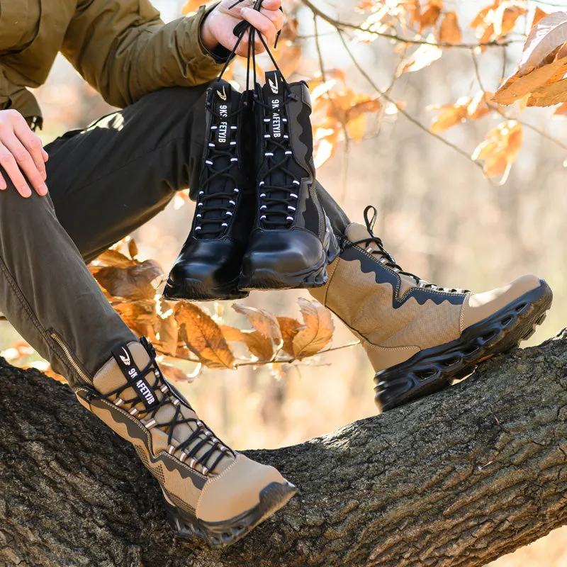 Leather High Ankle Waterproof Safety Boots(JB-922)