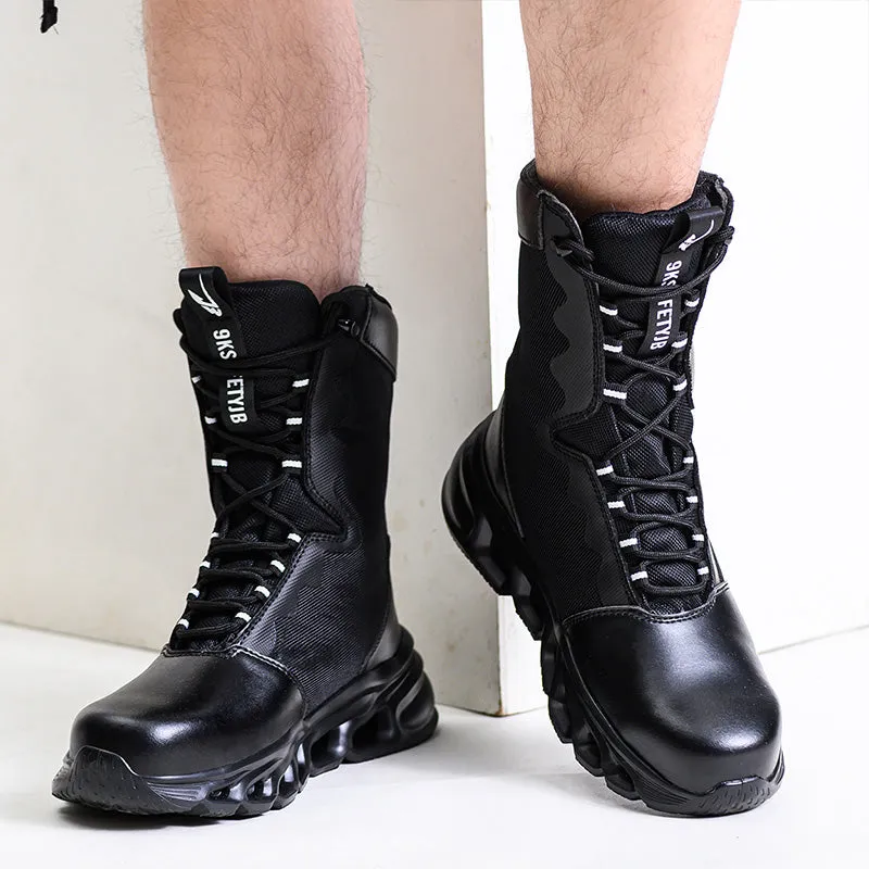 Leather High Ankle Waterproof Safety Boots(JB-922)
