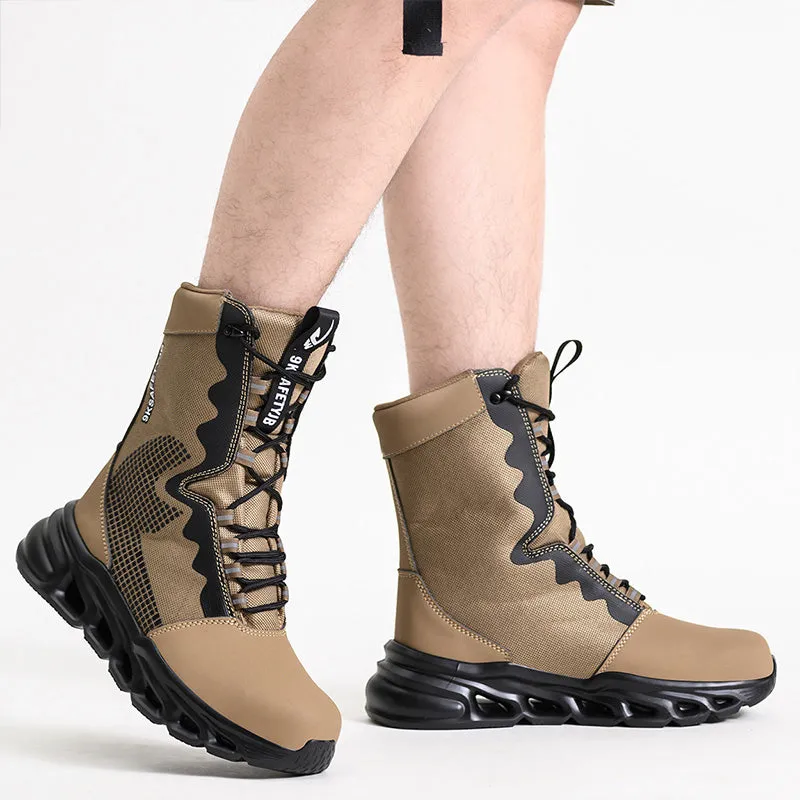 Leather High Ankle Waterproof Safety Boots(JB-922)
