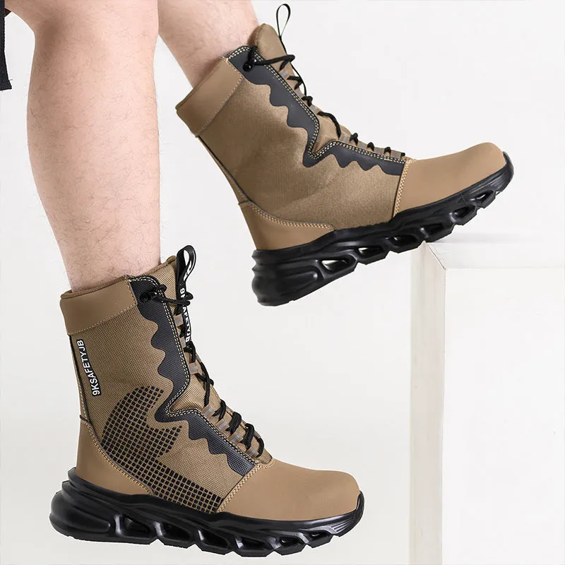 Leather High Ankle Waterproof Safety Boots(JB-922)