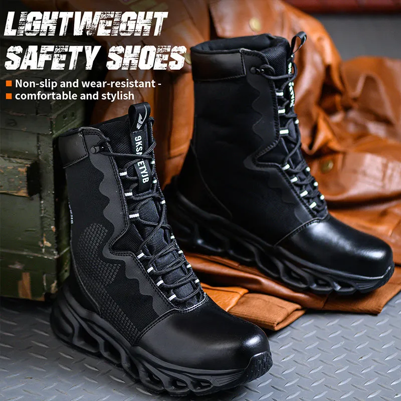 Leather High Ankle Waterproof Safety Boots(JB-922)