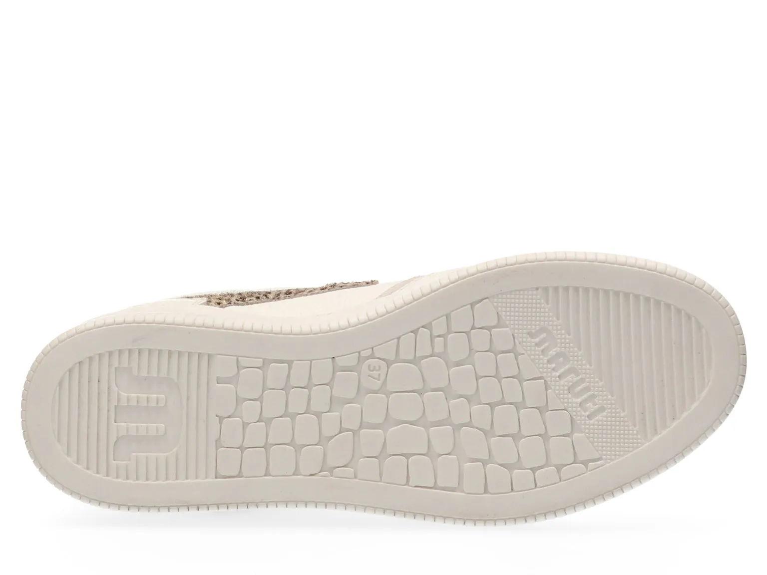 MARUTI MOMO LEATHER TRAINER PIXEL OFF WHITE