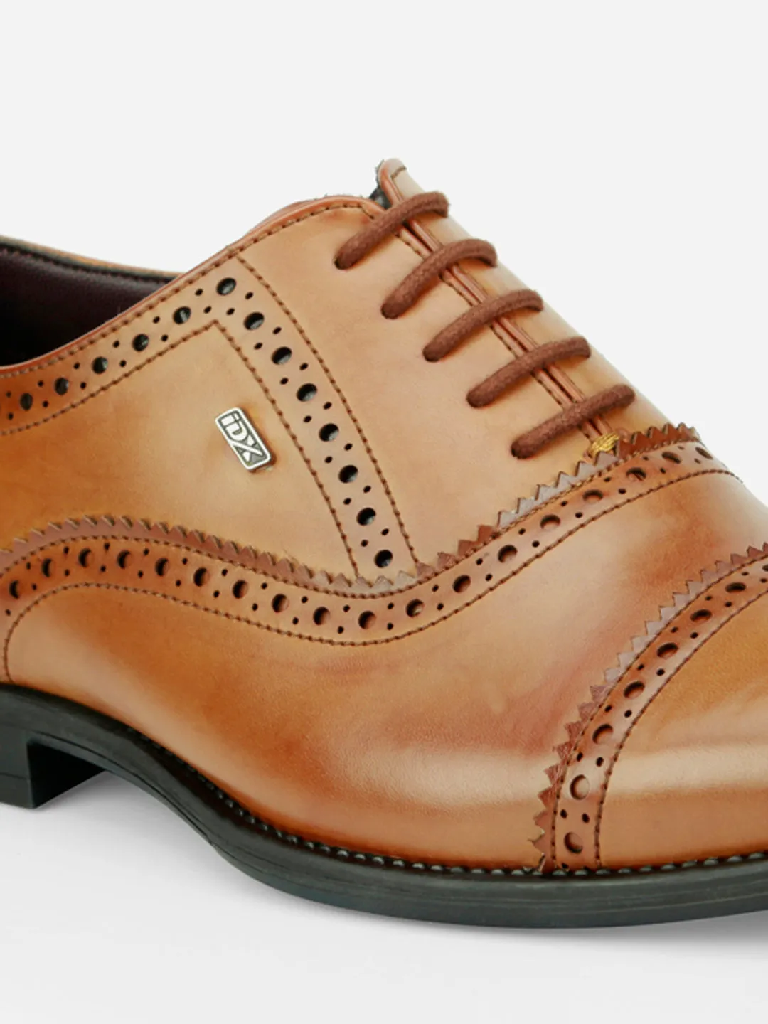 Men's Brown Regular Toe Lace Up Formal (IX2033)