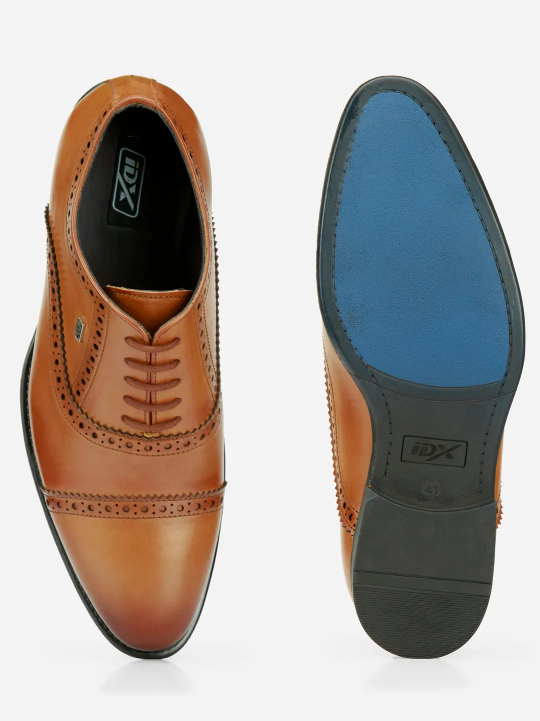 Men's Brown Regular Toe Lace Up Formal (IX2033)