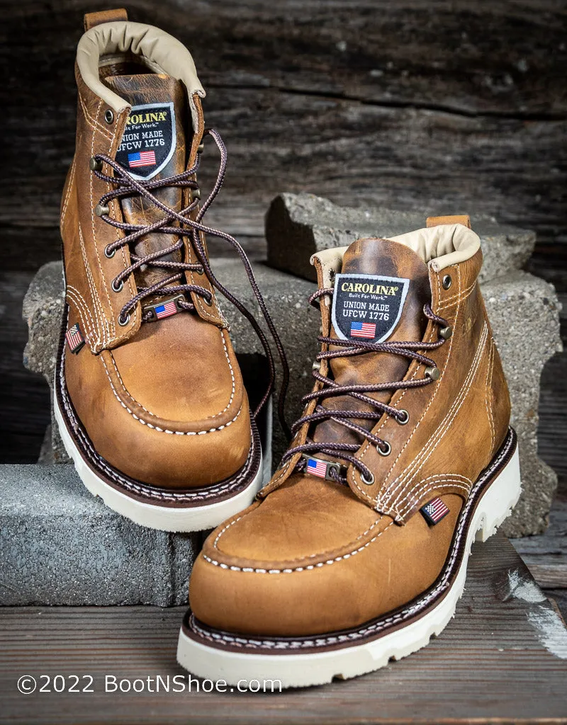 Men's Ferric USA Made Moc Toe- Steel Toe Work Boot CA7514