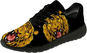 Men's Lion Shoes Running Shoes Animal Sneakers Tennis Shoes Lion Gifts for Men Women