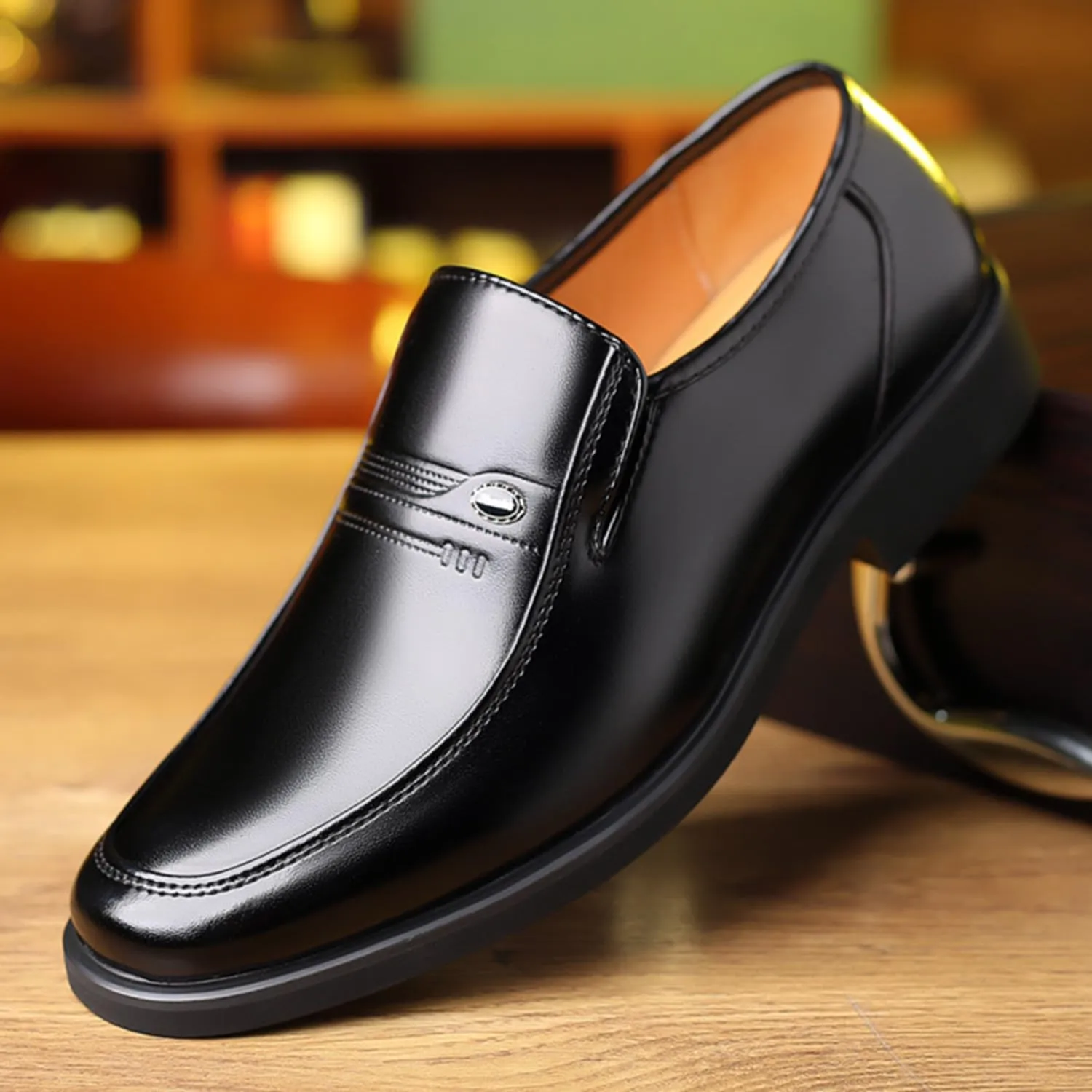 Men's Loafers Dress Shoes Oxfords Slip-On Moccasin Casual Driving Flat Shoes Formal Business Wedding Shoes for Men
