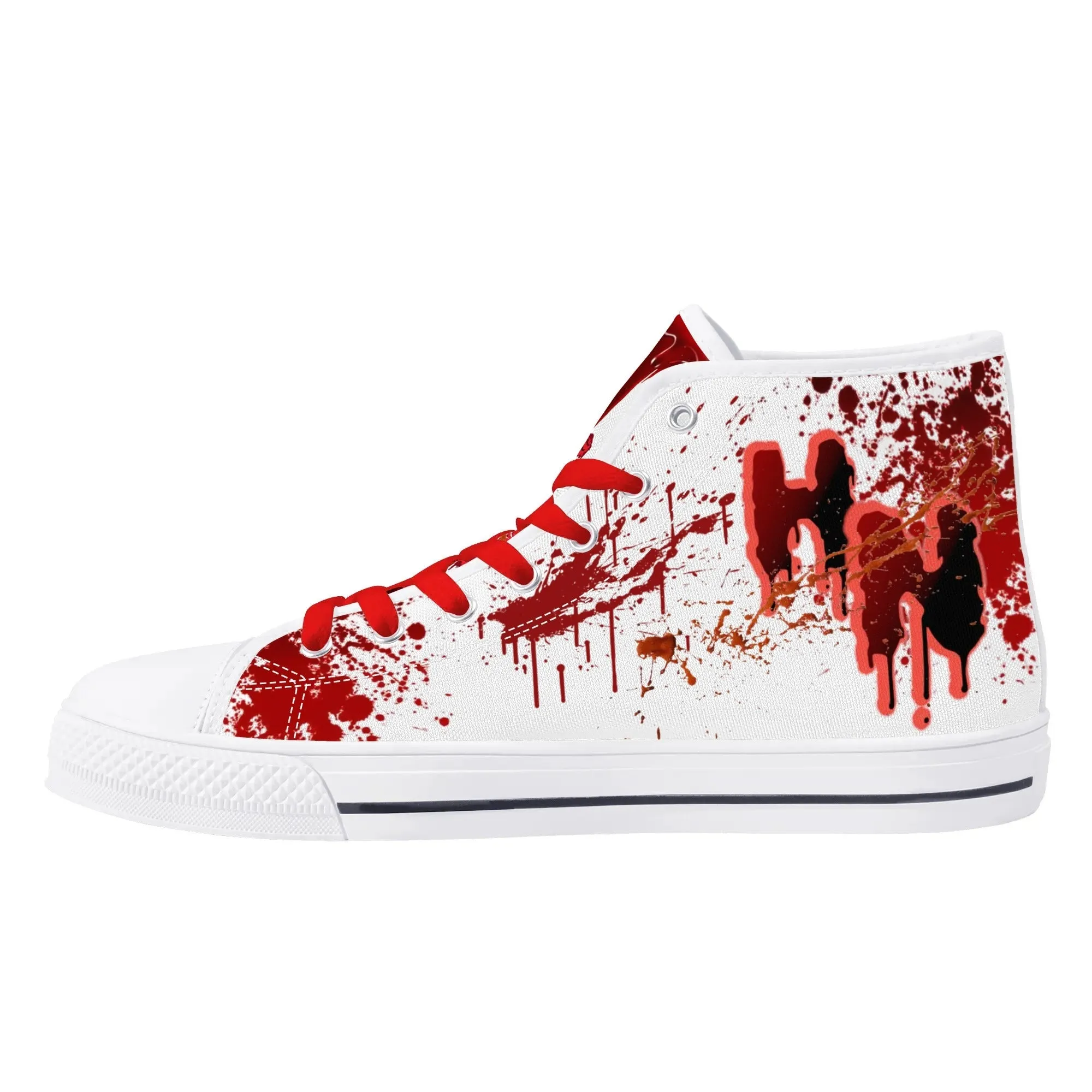 My Bloody Nuggieween Womens High Top Canvas Shoes