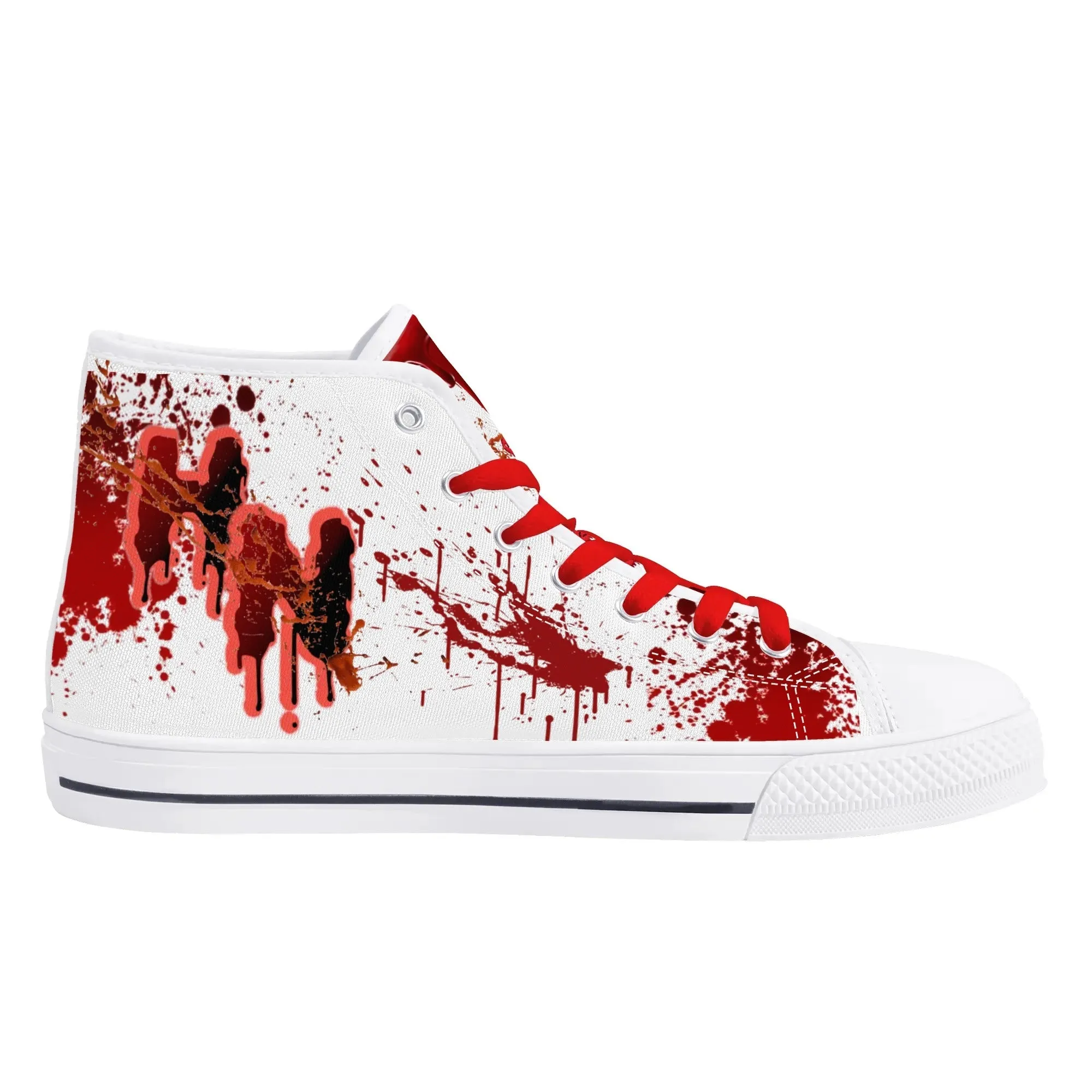 My Bloody Nuggieween Womens High Top Canvas Shoes