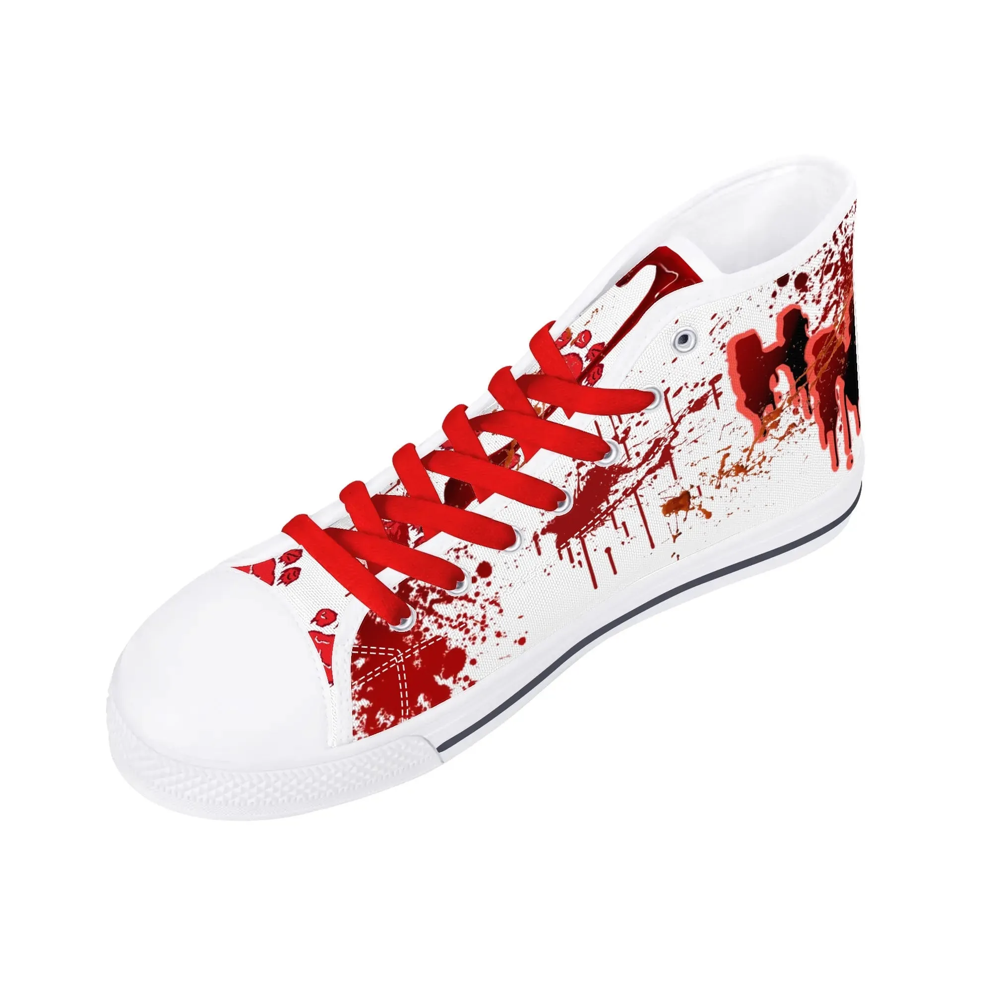 My Bloody Nuggieween Womens High Top Canvas Shoes