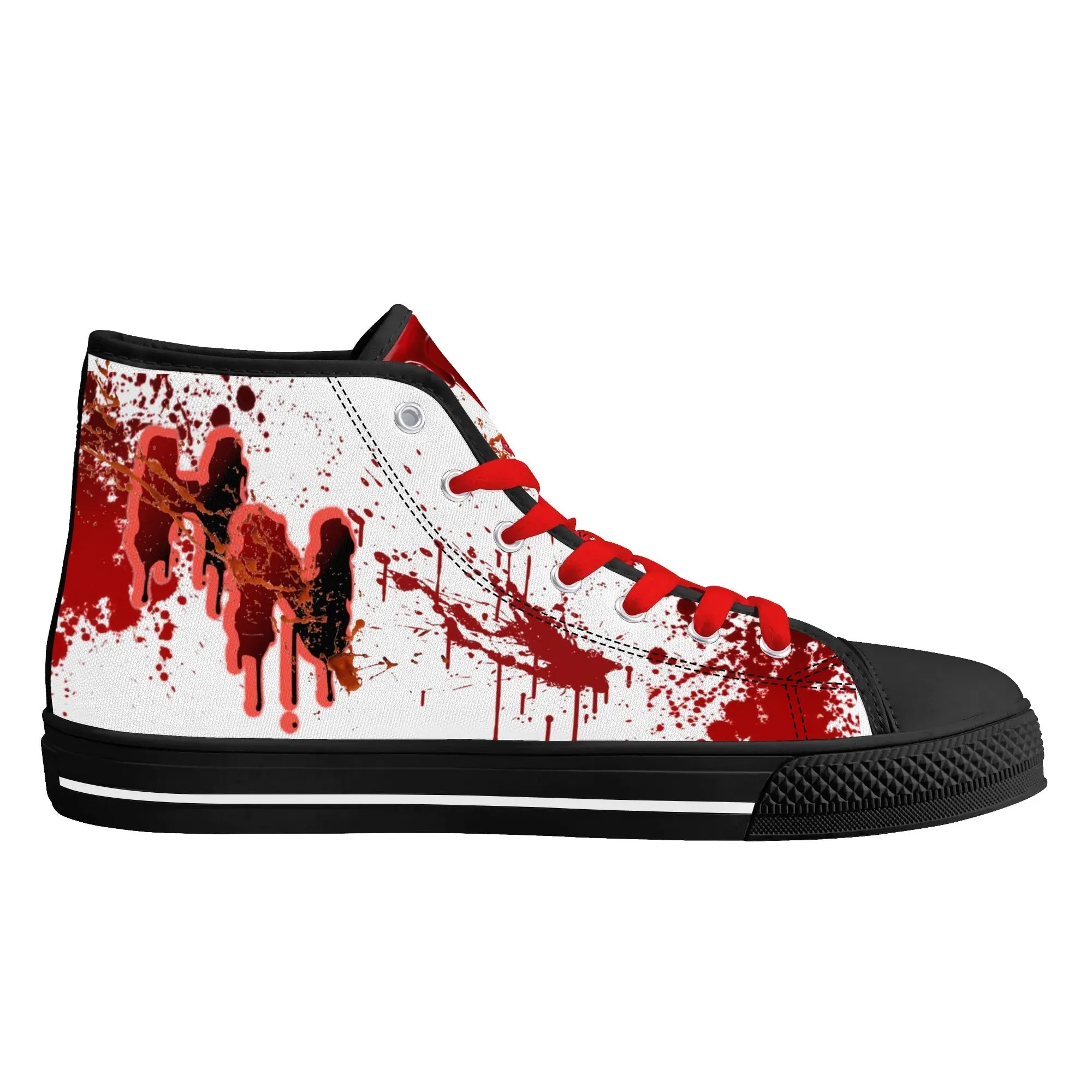 My Bloody Nuggieween Womens High Top Canvas Shoes