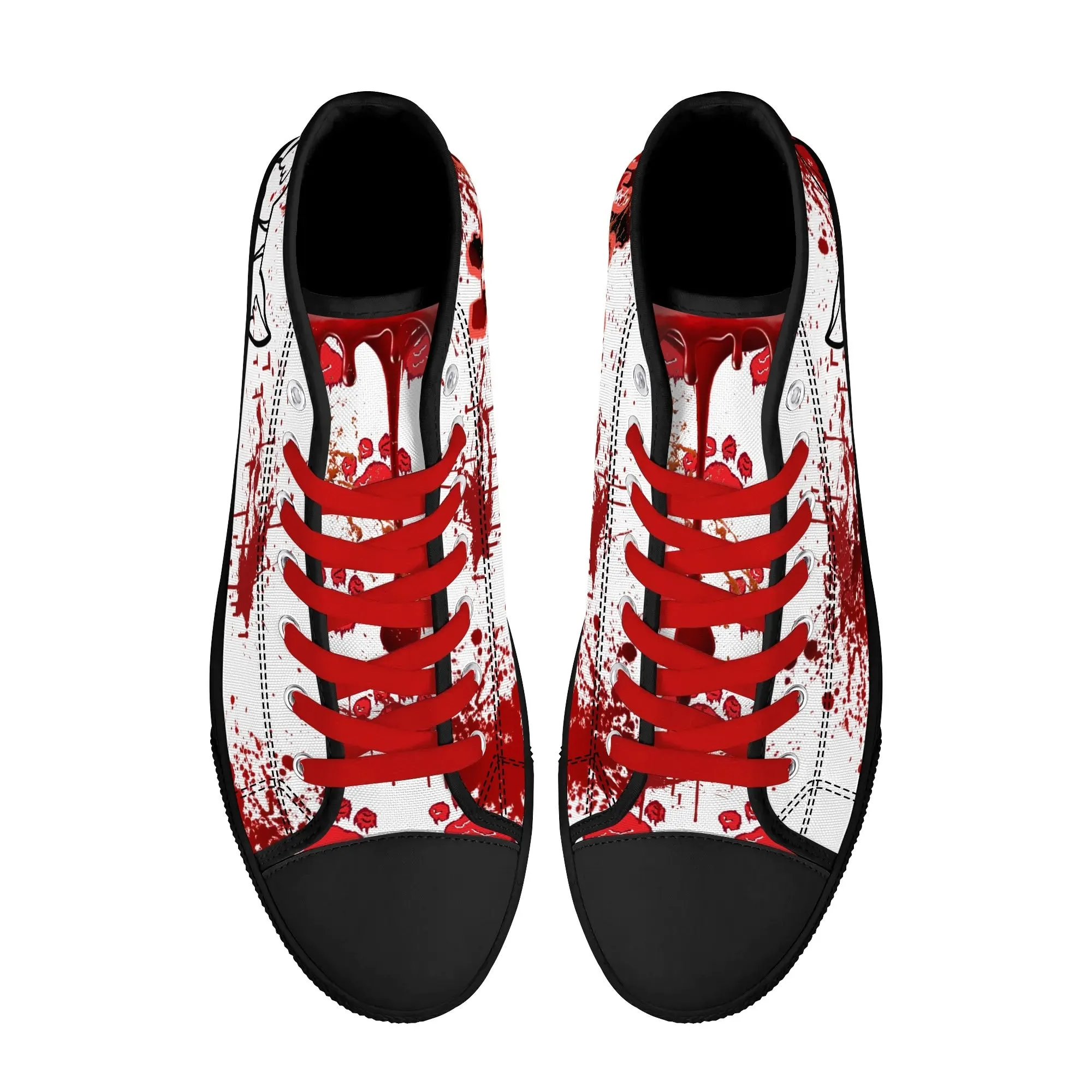 My Bloody Nuggieween Womens High Top Canvas Shoes