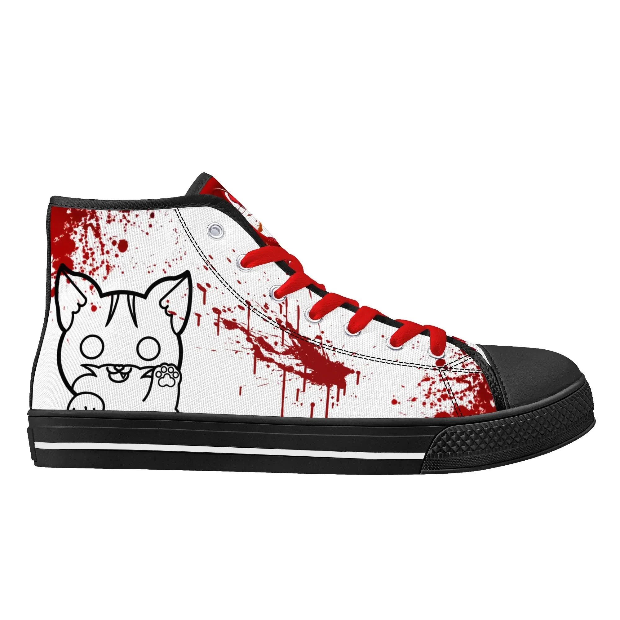 My Bloody Nuggieween Womens High Top Canvas Shoes