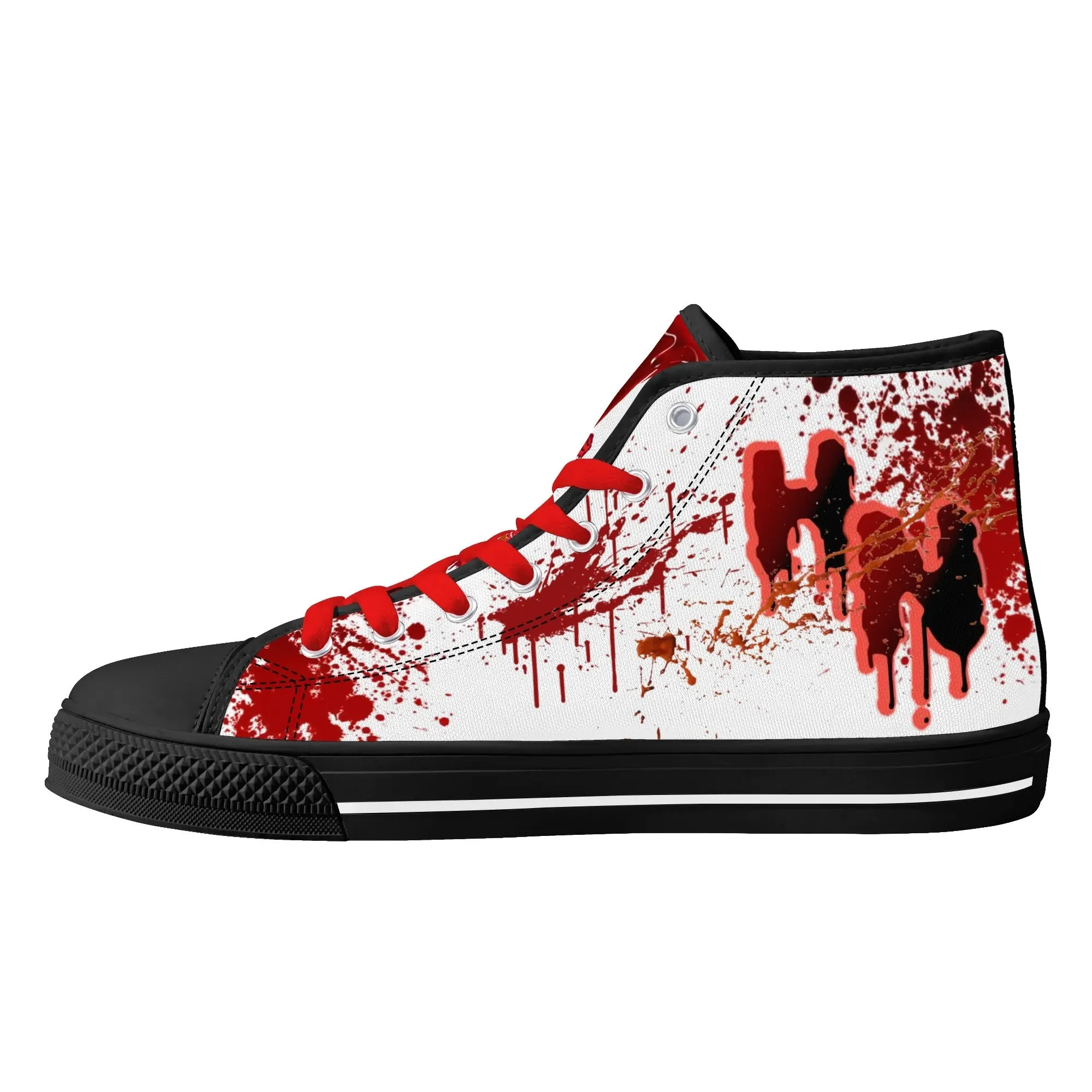 My Bloody Nuggieween Womens High Top Canvas Shoes