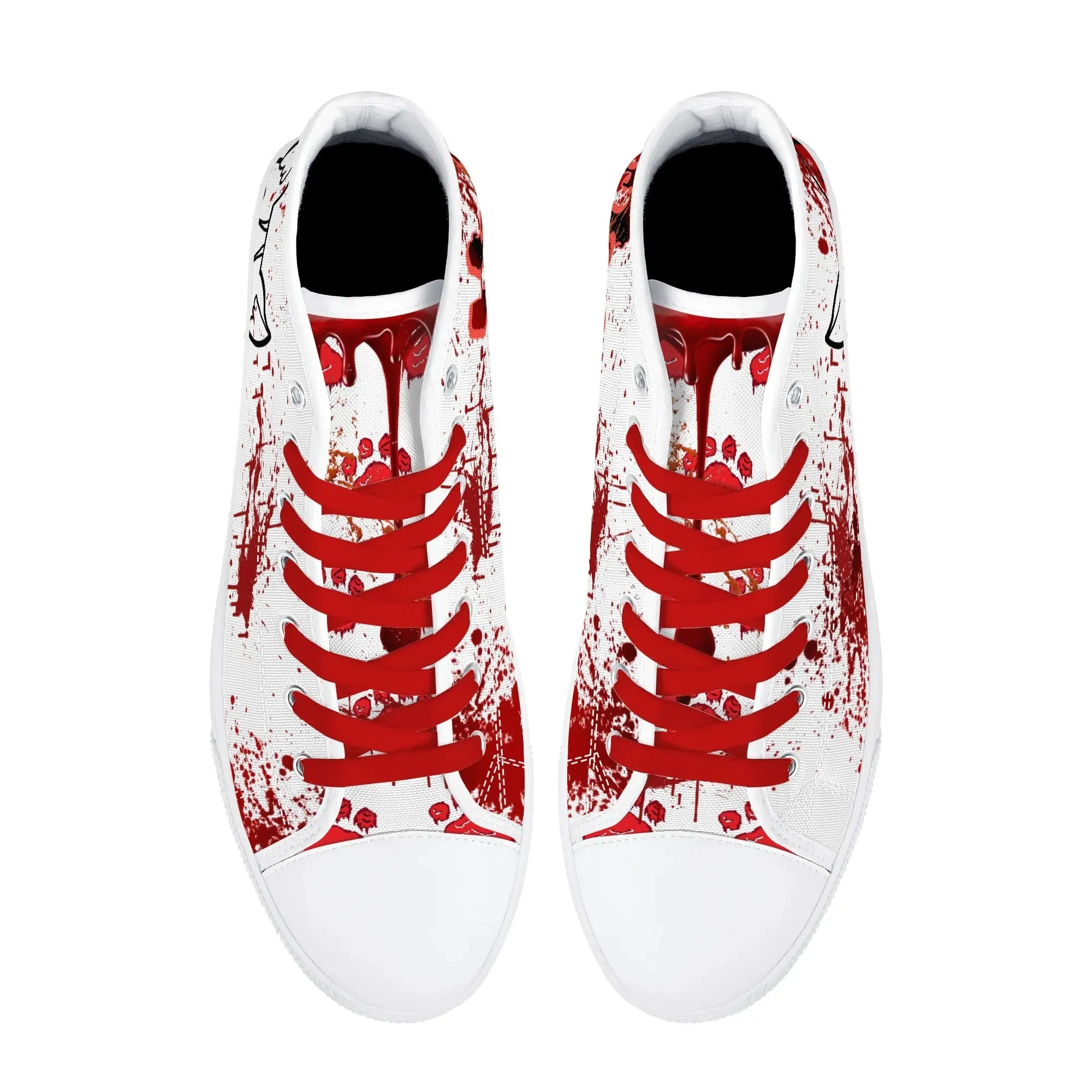 My Bloody Nuggieween Womens High Top Canvas Shoes