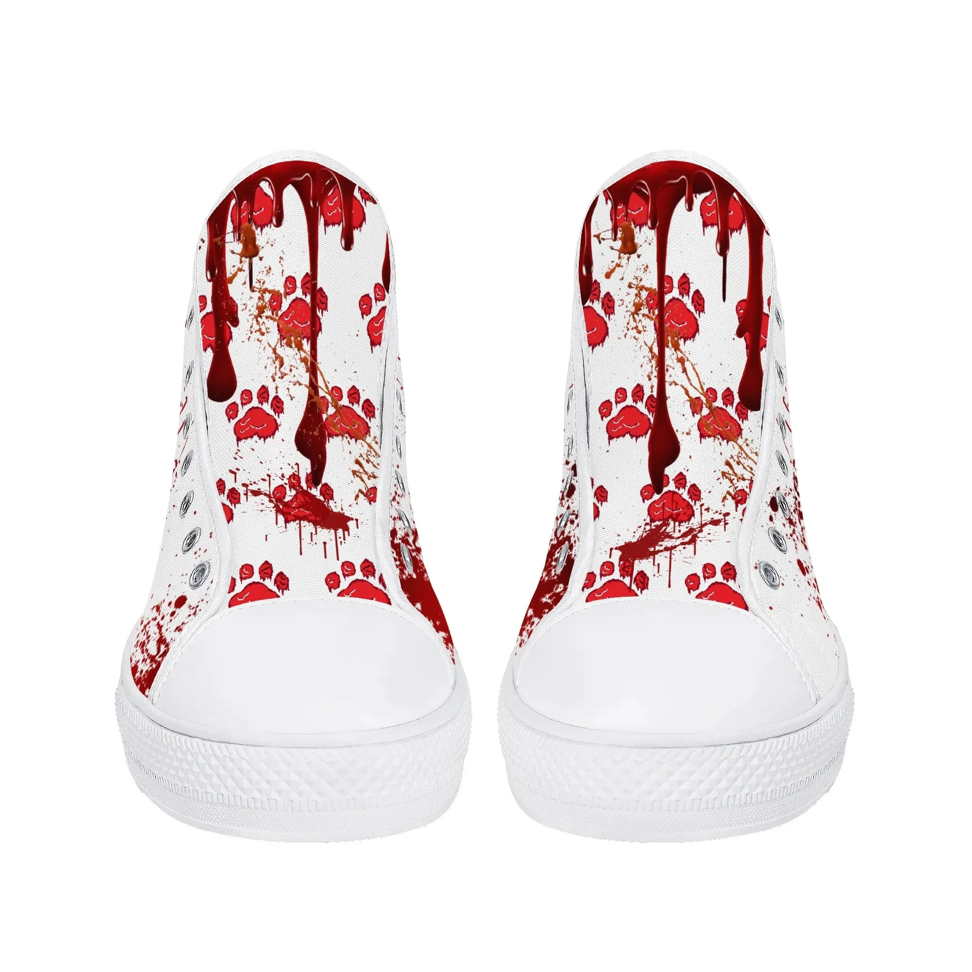 My Bloody Nuggieween Womens High Top Canvas Shoes